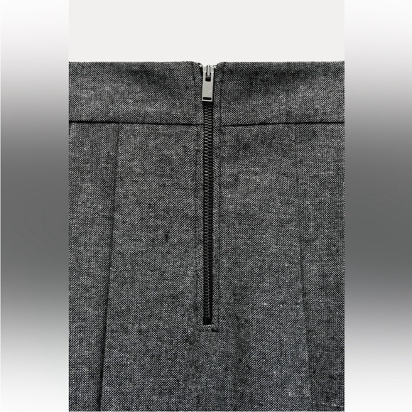 ZARA WOOL BLEND MIDI SKIRT ZW COLLECTION - Picture 10 of 13
